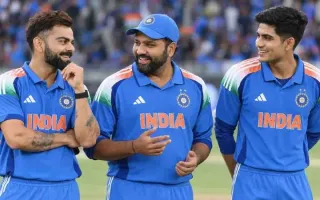 भारत के ODI स्क्वॉड